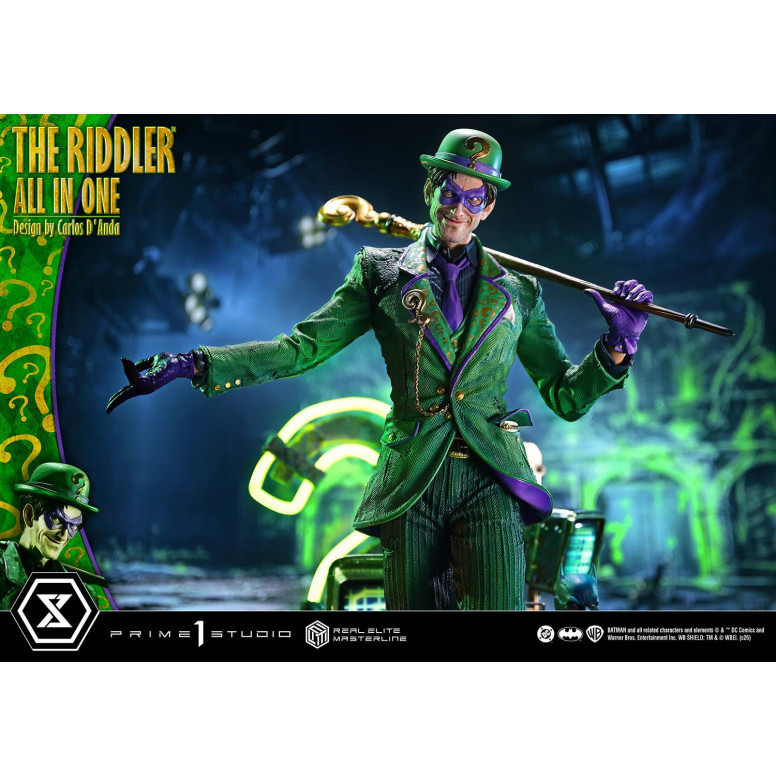 Prime 1 Studio - The Riddler All In One (Design von Carlos D'Anda) DX-Bonusversion – Real Elite Masterline-Serie 1/3