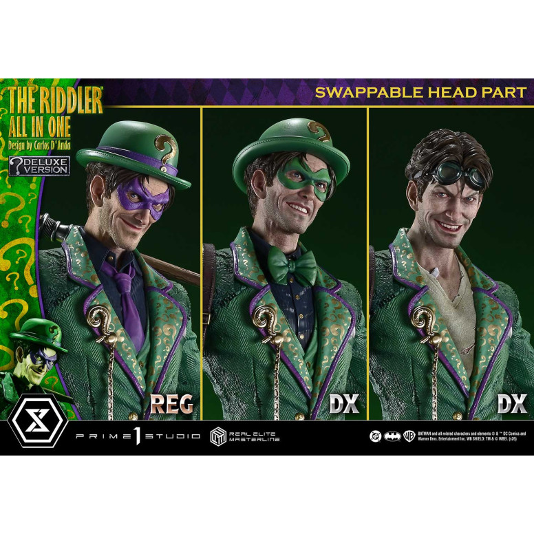 Prime 1 Studio - The Riddler All In One (Design von Carlos D'Anda) DX-Bonusversion – Real Elite Masterline-Serie 1/3
