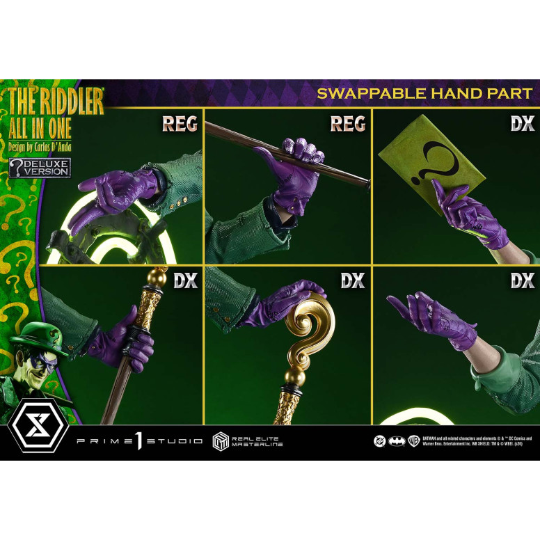 Prime 1 Studio - The Riddler All In One (Design von Carlos D'Anda) DX-Bonusversion – Real Elite Masterline-Serie 1/3