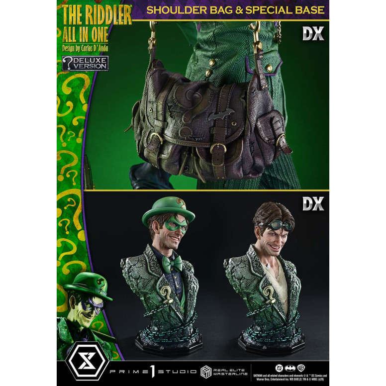 Prime 1 Studio - The Riddler All In One (Design von Carlos D'Anda) DX-Bonusversion – Real Elite Masterline-Serie 1/3