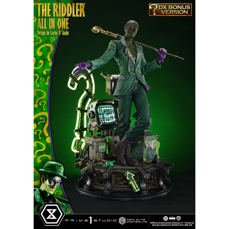 Prime 1 Studio - The Riddler All In One (Design von Carlos D'Anda) DX-Bonusversion – Real Elite Masterline-Serie 1/3