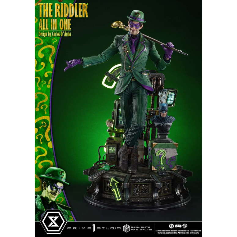 Prime 1 Studio - The Riddler All In One (Design von Carlos D'Anda) DX-Bonusversion – Real Elite Masterline-Serie 1/3