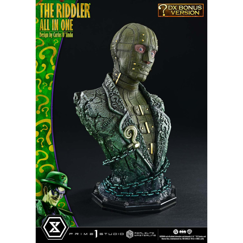 Prime 1 Studio - The Riddler All In One (Design von Carlos D'Anda) DX-Bonusversion – Real Elite Masterline-Serie 1/3