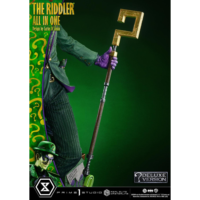 Prime 1 Studio - The Riddler All In One (Design von Carlos D'Anda) DX-Bonusversion – Real Elite Masterline-Serie 1/3