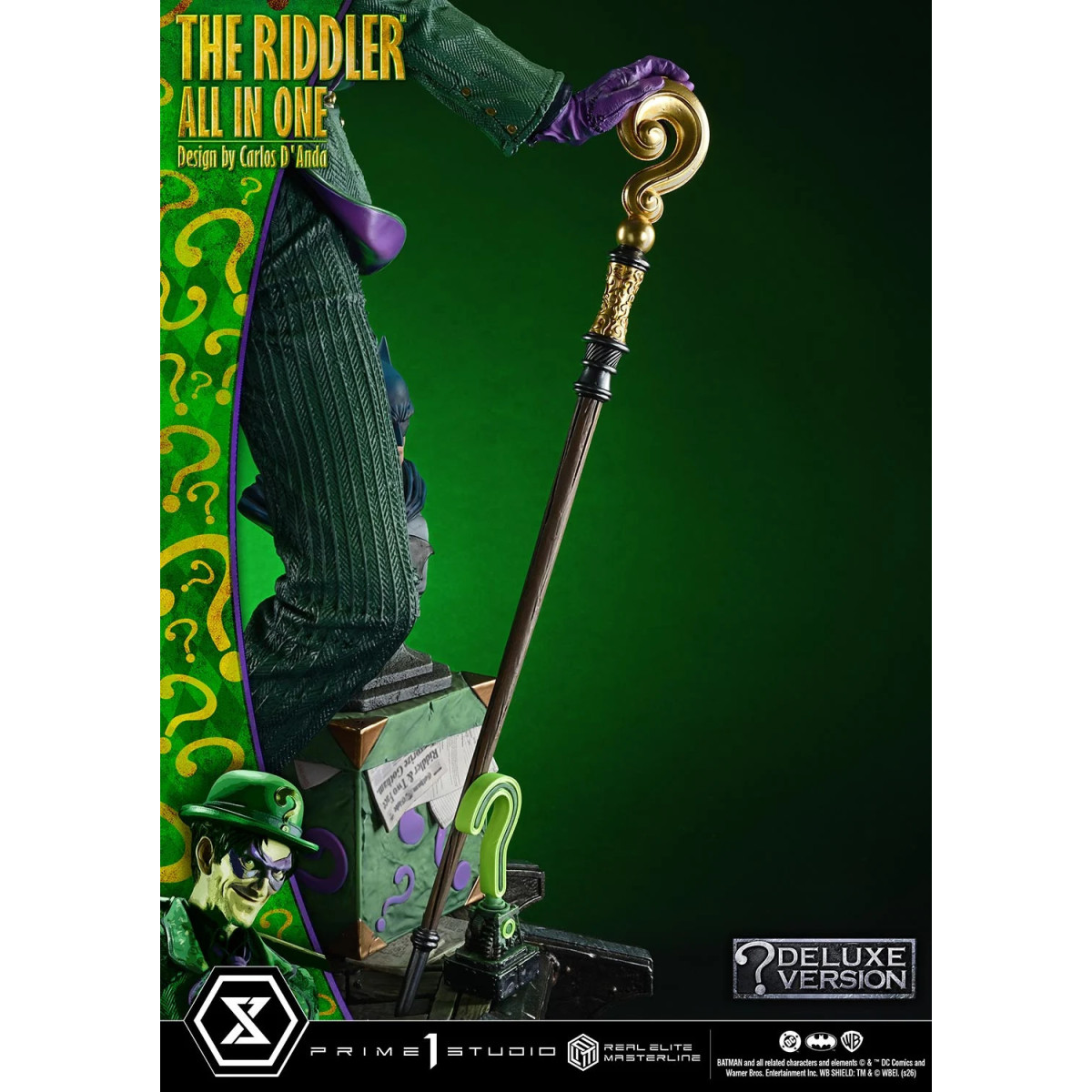 Prime 1 Studio - The Riddler All In One (Design von Carlos D'Anda) DX-Bonusversion – Real Elite Masterline-Serie 1/3
