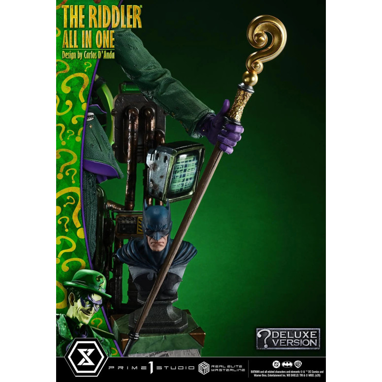 Prime 1 Studio - The Riddler All In One (Design von Carlos D'Anda) DX-Bonusversion – Real Elite Masterline-Serie 1/3