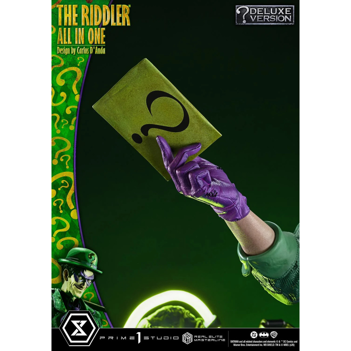 Prime 1 Studio - The Riddler All In One (Design von Carlos D'Anda) DX-Bonusversion – Real Elite Masterline-Serie 1/3