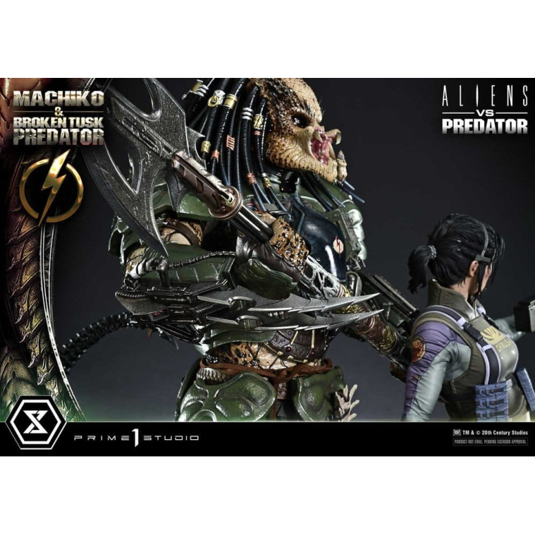 Prime 1 Studio - Aliens vs. Predator (Comic) – Machiko & Broken Tusk Ultimate Premium Masterline Series 1/4