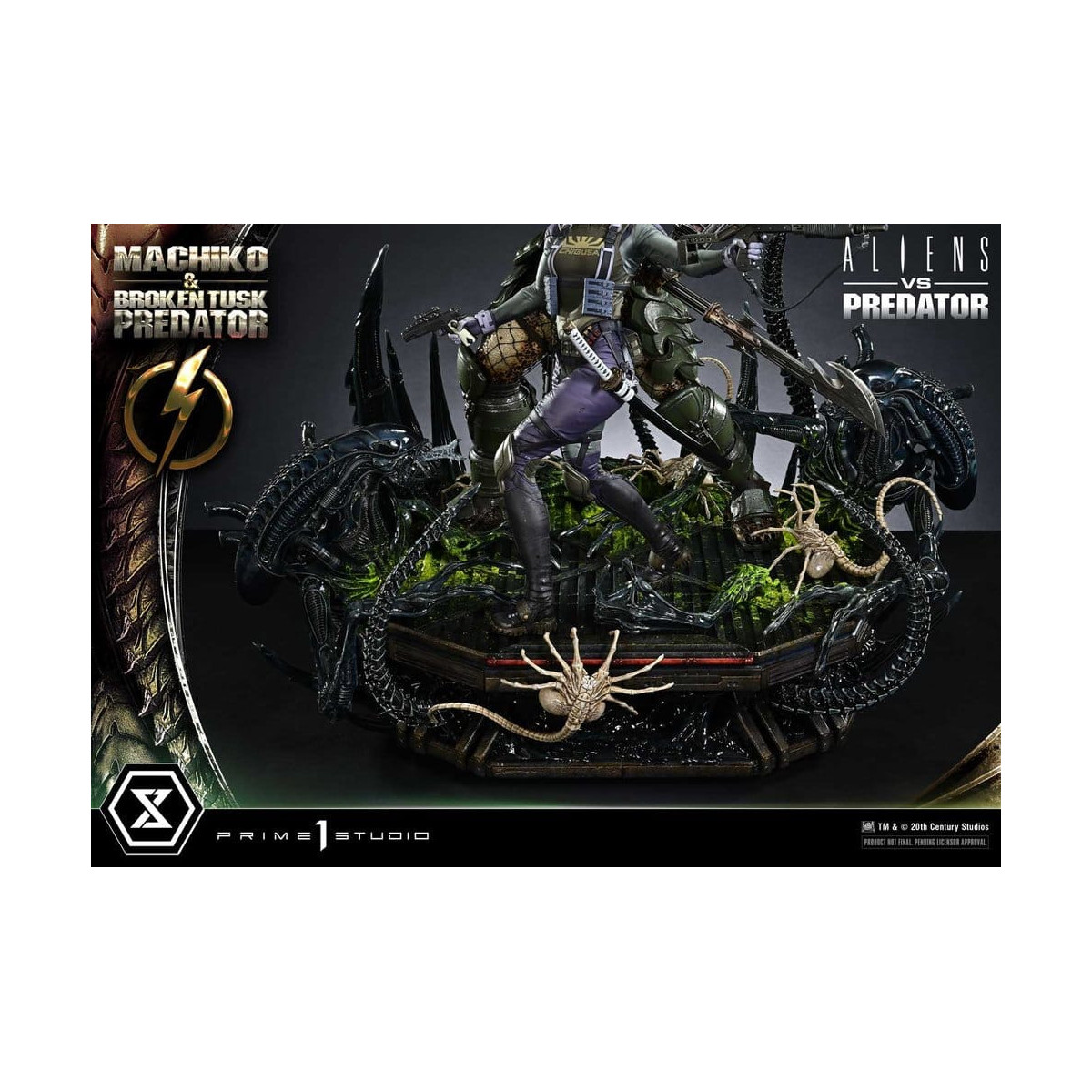 Prime 1 Studio - Aliens vs. Predator (Comic) – Machiko & Broken Tusk Ultimate Premium Masterline Series 1/4