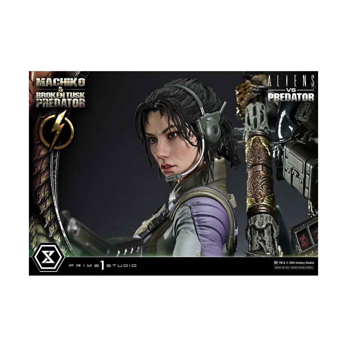 Prime 1 Studio - Aliens vs. Predator (Comic) – Machiko & Broken Tusk Ultimate Premium Masterline Series 1/4