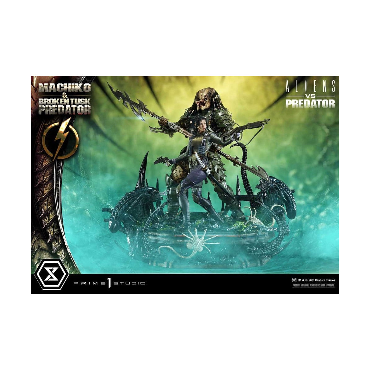 Prime 1 Studio - Aliens vs. Predator (Comic) – Machiko & Broken Tusk Ultimate Premium Masterline Series 1/4