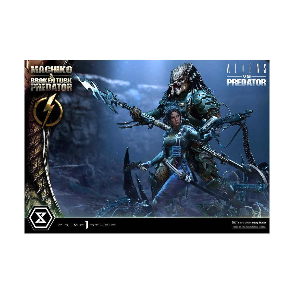 Prime 1 Studio - Aliens vs. Predator (Comic) – Machiko & Broken Tusk Ultimate Premium Masterline Series 1/4