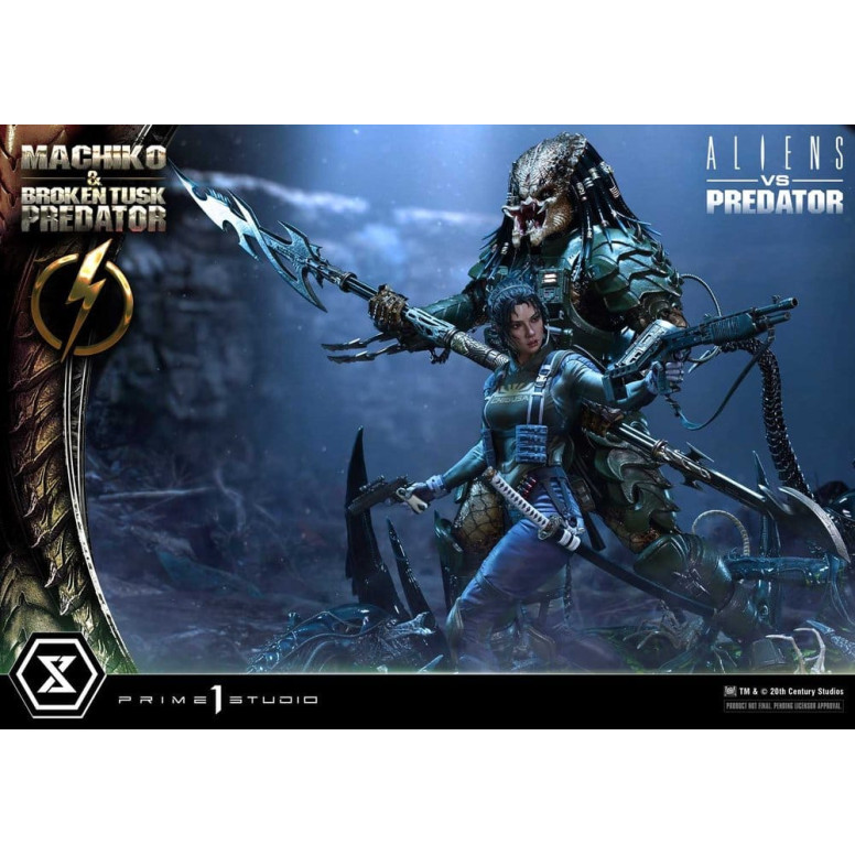 Prime 1 Studio - Aliens vs. Predator (Comic) – Machiko & Broken Tusk Ultimate Premium Masterline Series 1/4