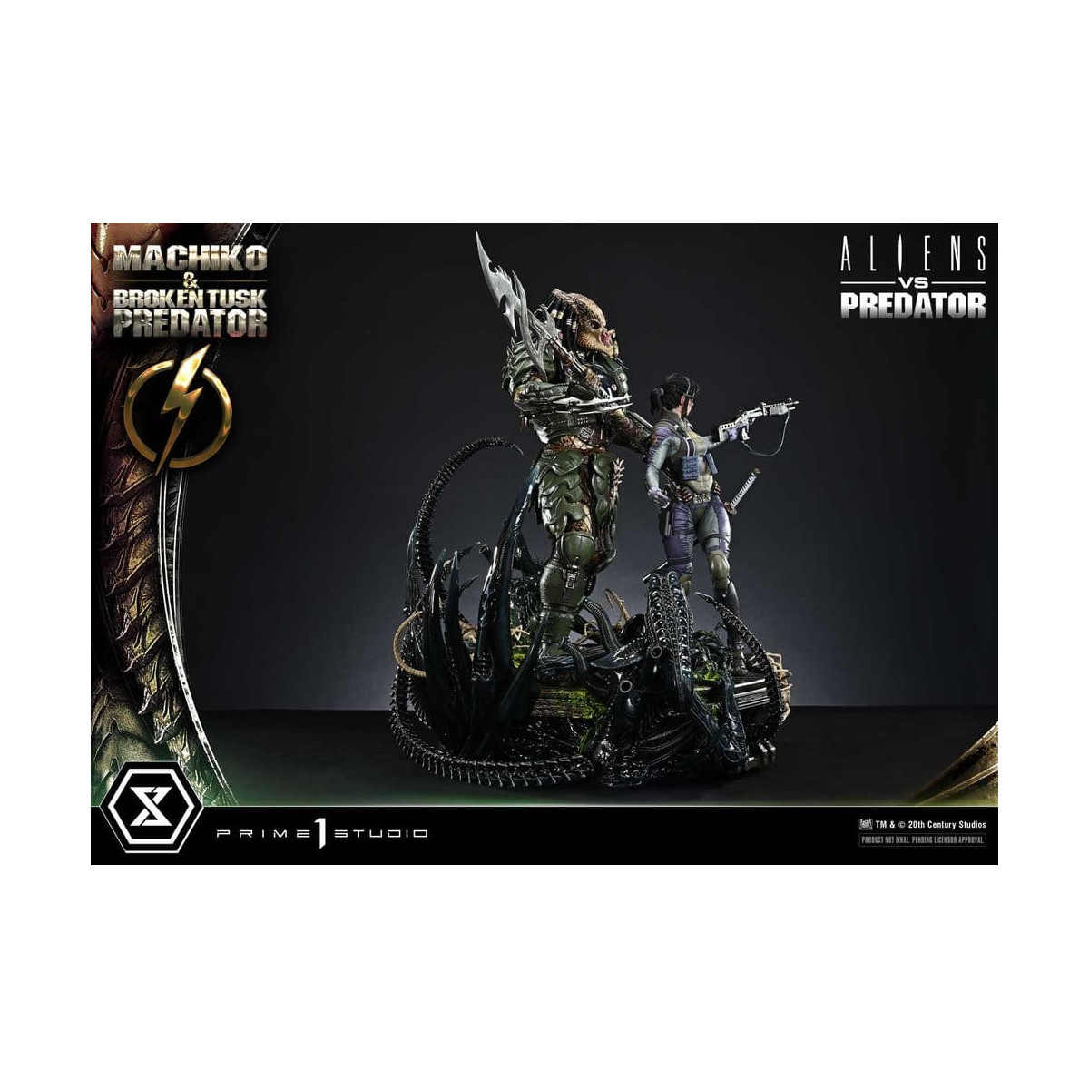 Prime 1 Studio - Aliens vs. Predator (Comic) – Machiko & Broken Tusk Ultimate Premium Masterline Series 1/4