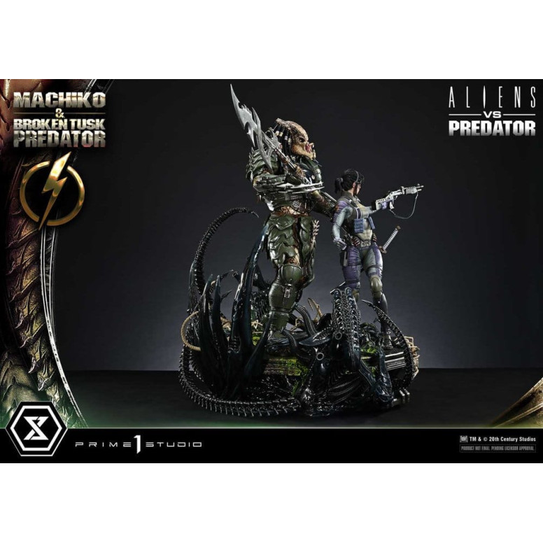 Prime 1 Studio - Aliens vs. Predator (Comic) – Machiko & Broken Tusk Ultimate Premium Masterline Series 1/4