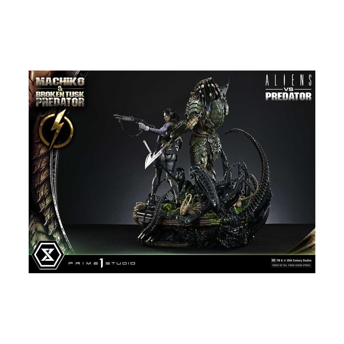 Prime 1 Studio - Aliens vs. Predator (Comic) – Machiko & Broken Tusk Ultimate Premium Masterline Series 1/4
