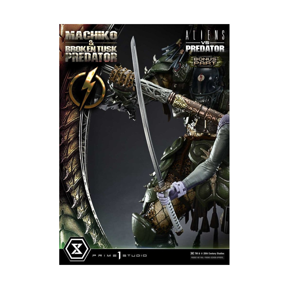 Prime 1 Studio - Aliens vs. Predator (Comic) – Machiko & Broken Tusk DX Bonus-Version Ultimate Premium Masterline Series 1/4