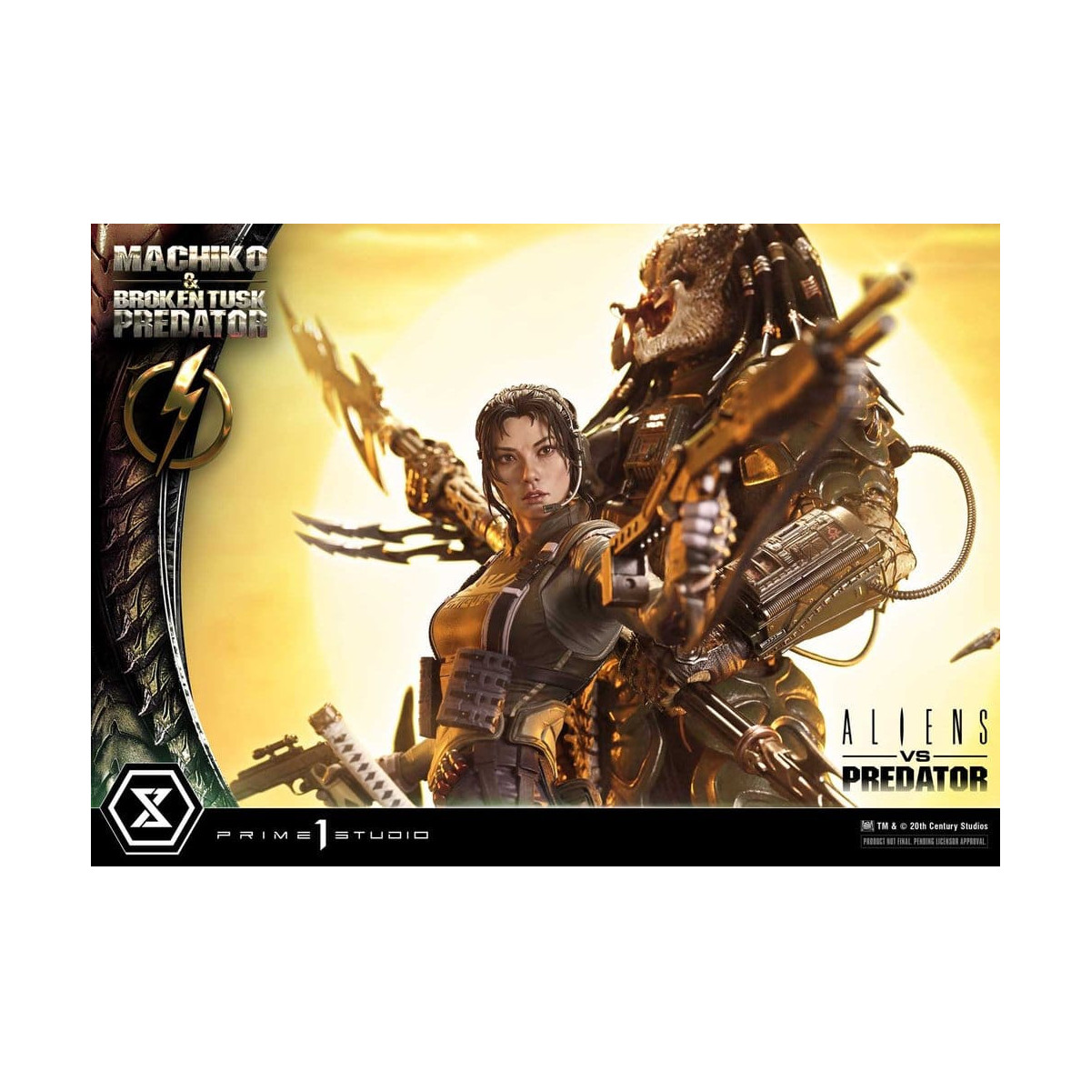 Prime 1 Studio - Aliens vs. Predator (Comic) – Machiko & Broken Tusk DX Bonus-Version Ultimate Premium Masterline Series 1/4