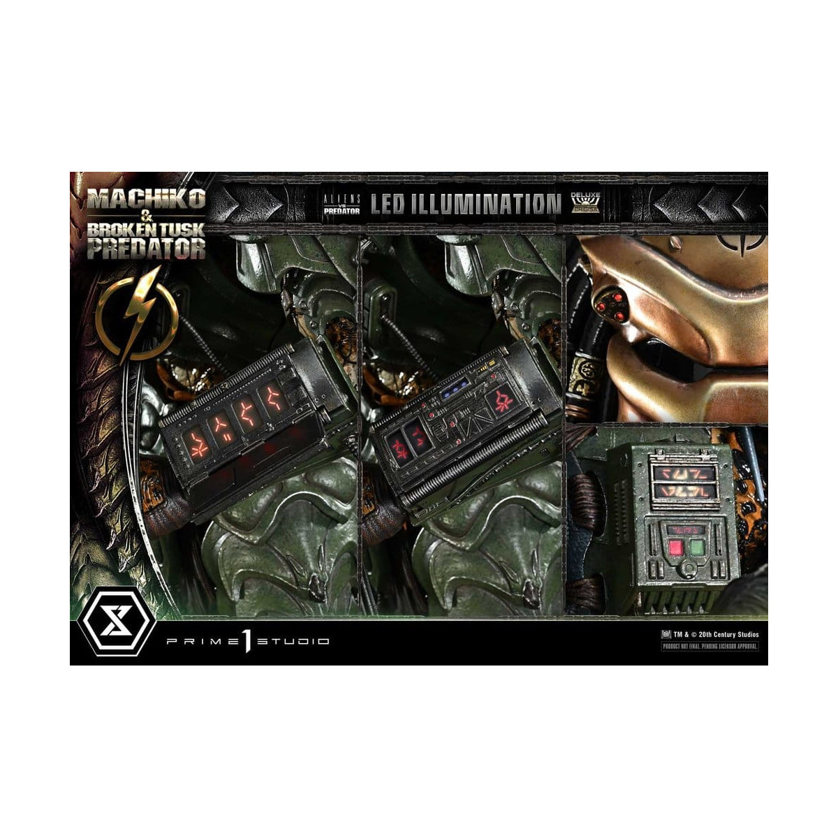 Prime 1 Studio - Aliens vs. Predator (Comic) – Machiko & Broken Tusk DX Bonus-Version Ultimate Premium Masterline Series 1/4