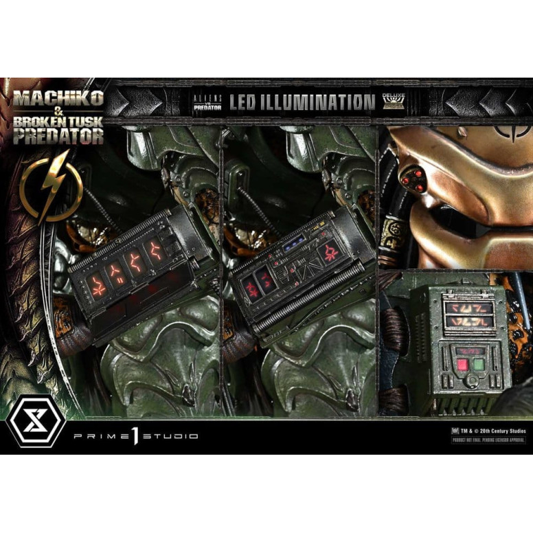Prime 1 Studio - Aliens vs. Predator (Comic) – Machiko & Broken Tusk DX Bonus-Version Ultimate Premium Masterline Series 1/4