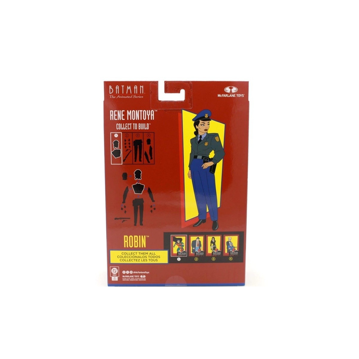 Mc Farlane DC Direct - Robin (Schwarz & Rot) BAF Rene Montoya – Batman: The , 1992 Animated Series