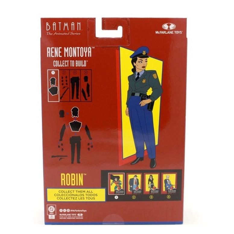 Mc Farlane DC Direct - Robin (Schwarz & Rot) BAF Rene Montoya – Batman: The , 1992 Animated Series