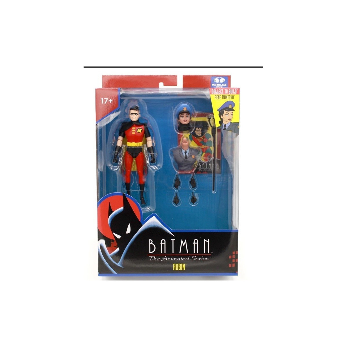 Mc Farlane DC Direct - Robin (Schwarz & Rot) BAF Rene Montoya – Batman: The , 1992 Animated Series