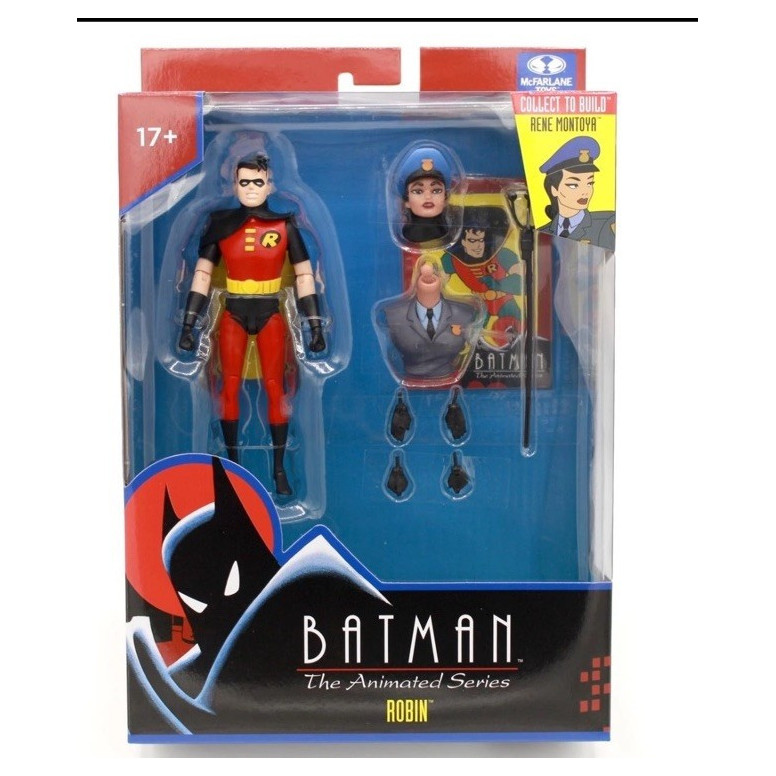 Mc Farlane DC Direct - Robin (Schwarz & Rot) BAF Rene Montoya – Batman: The , 1992 Animated Series