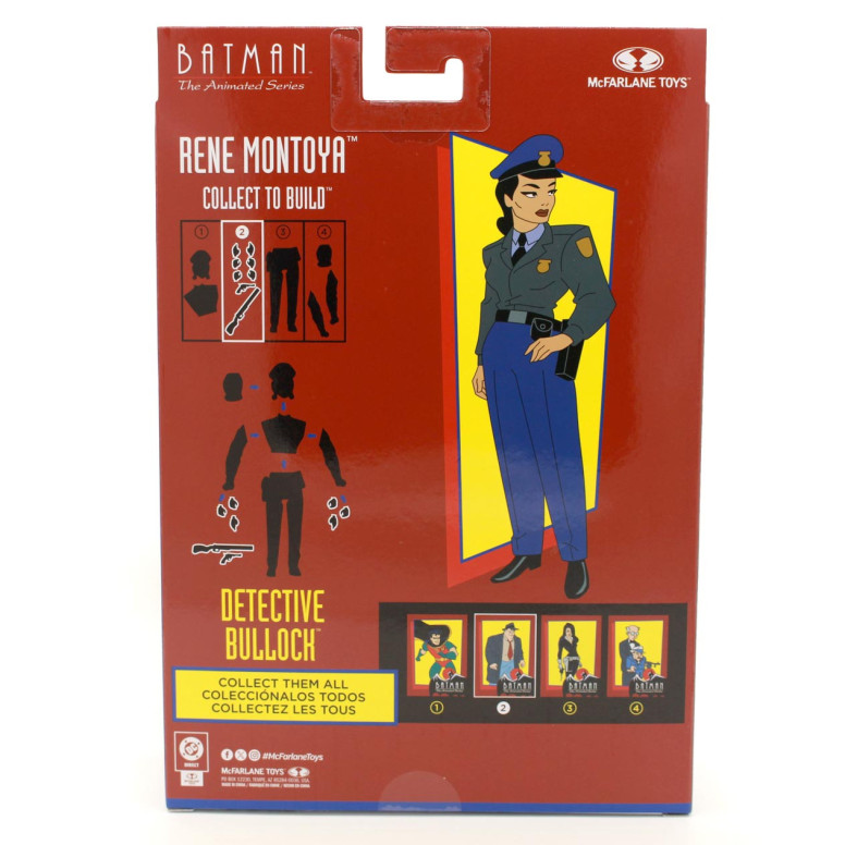 Mc Farlane DC Direct - DETECTIVE HARVEY BULLOCK BAF Rene Montoya – Batman: The , 1992 Animated Series