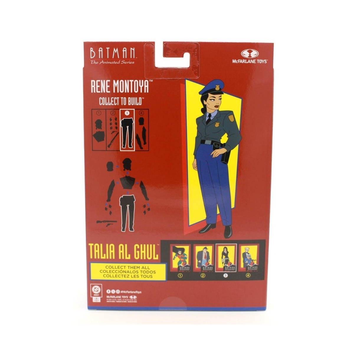 Mc Farlane DC Direct - TALIA AL GHUL BAF Rene Montoya – Batman: The , 1992 Animated Series
