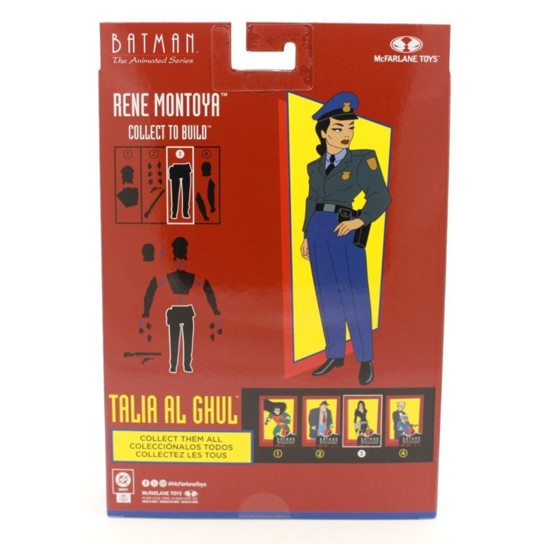 Mc Farlane DC Direct - TALIA AL GHUL BAF Rene Montoya – Batman: The , 1992 Animated Series