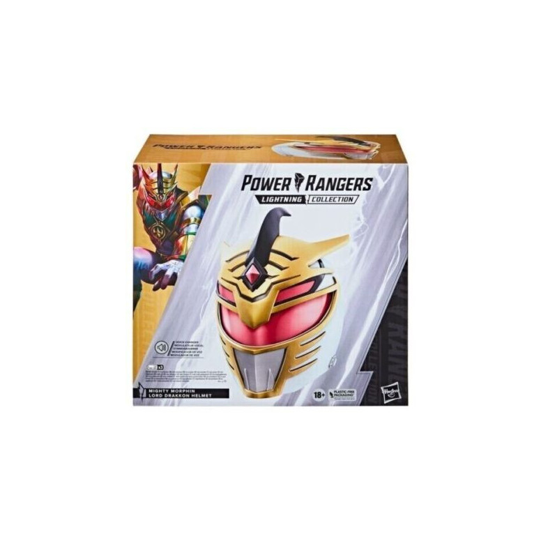 Hasbro - Lord-Drakkon-Helm 1:1 – Mighty Morphin „ Power Rangers “ Lightning Collection