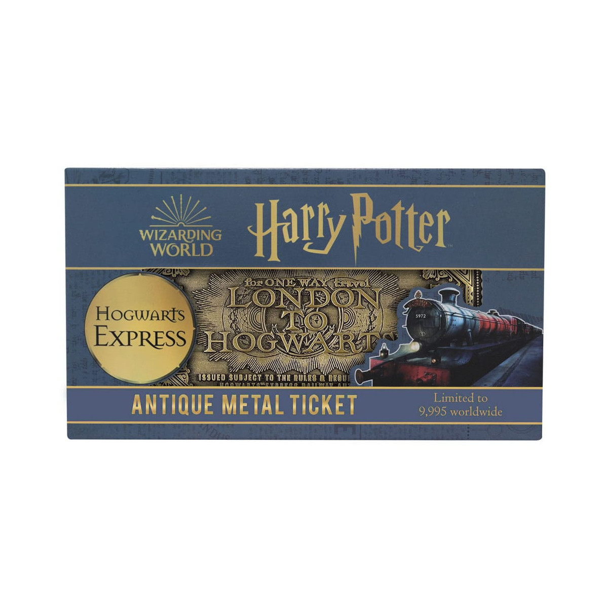 FaNaTtiK – Harry Potter: Nachbildung einer Hogwarts-Zugfahrkarte, Limited Edition