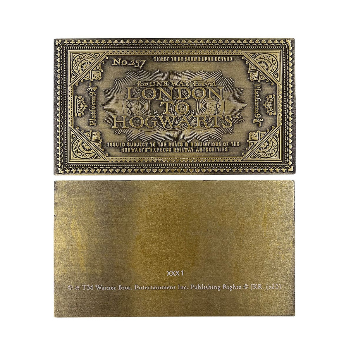 FaNaTtiK – Harry Potter: Nachbildung einer Hogwarts-Zugfahrkarte, Limited Edition