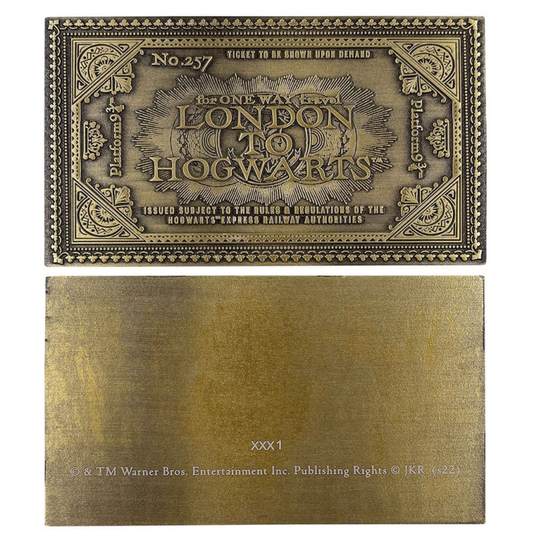 FaNaTtiK – Harry Potter: Nachbildung einer Hogwarts-Zugfahrkarte, Limited Edition