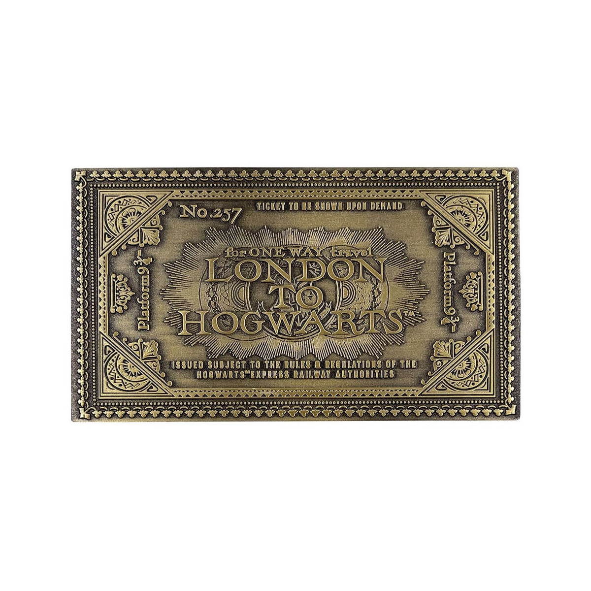 FaNaTtiK – Harry Potter: Nachbildung einer Hogwarts-Zugfahrkarte, Limited Edition