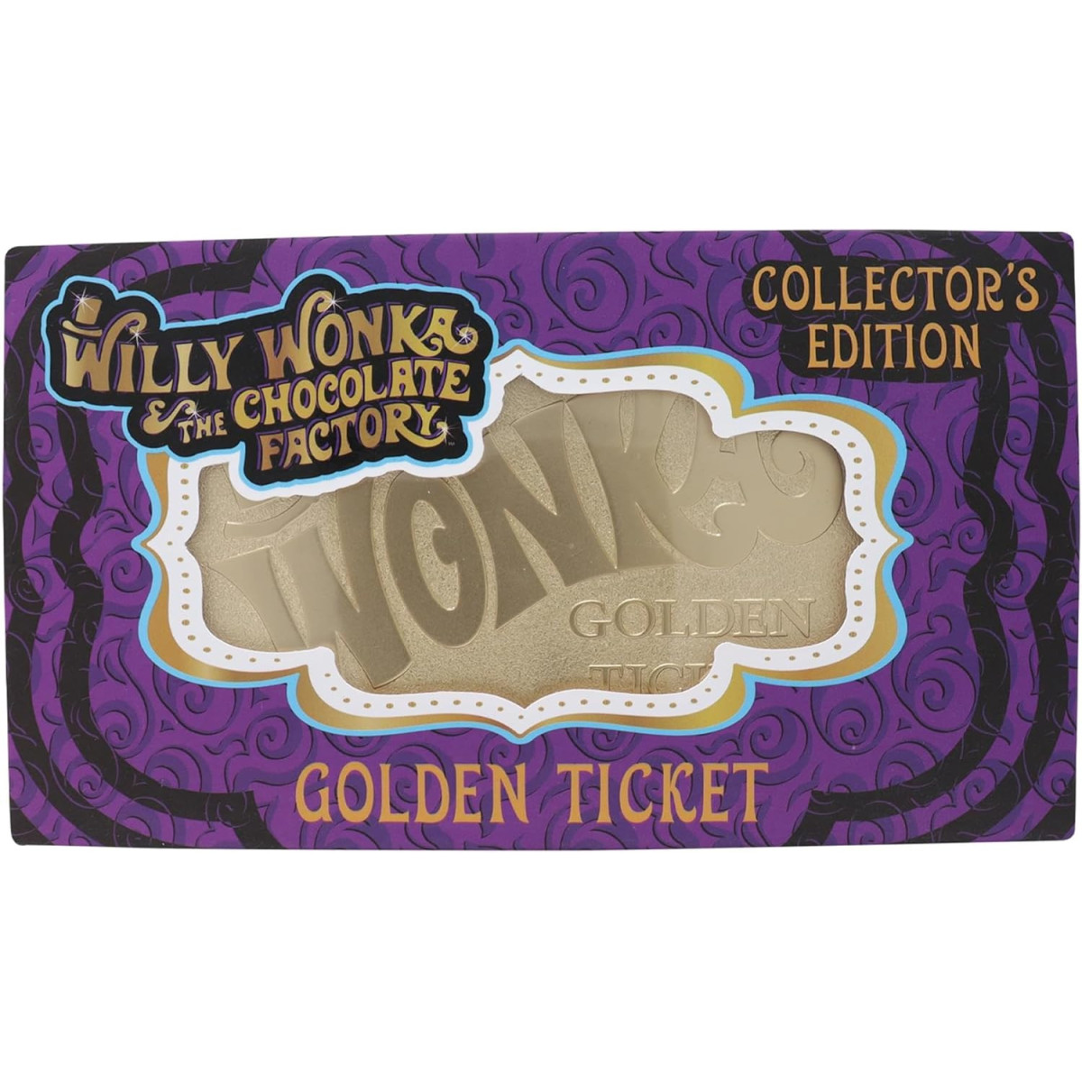 FaNaTtiK – Willy Wonka und die Schokoladenfabrik – Nachbildung „Golden Ticket Edition“ Sammlerausgabe