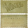 FaNaTtiK – Willy Wonka und die Schokoladenfabrik – Nachbildung „Golden Ticket Edition“ Sammlerausgabe