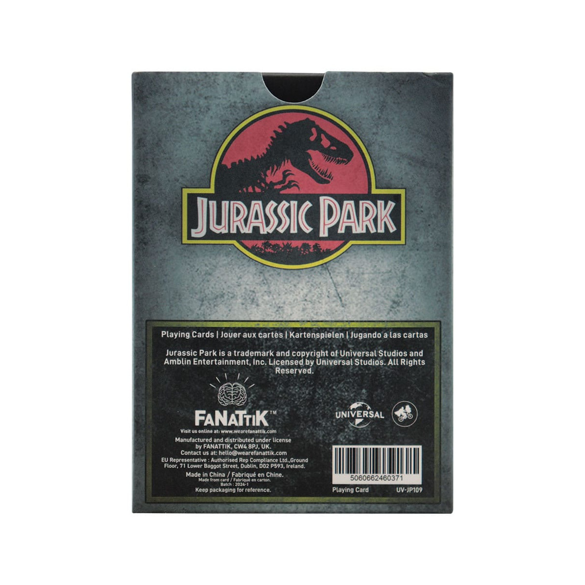 FaNaTtiK – „ Jurassic Park “ – Souvenirshop-Spielkarten, „Opening Day Edition“