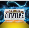 FaNaTtiK – „Back to the Future“-Replik-Nummernschild aus Blech – Delorean-Nummernschild „OUTATIME“