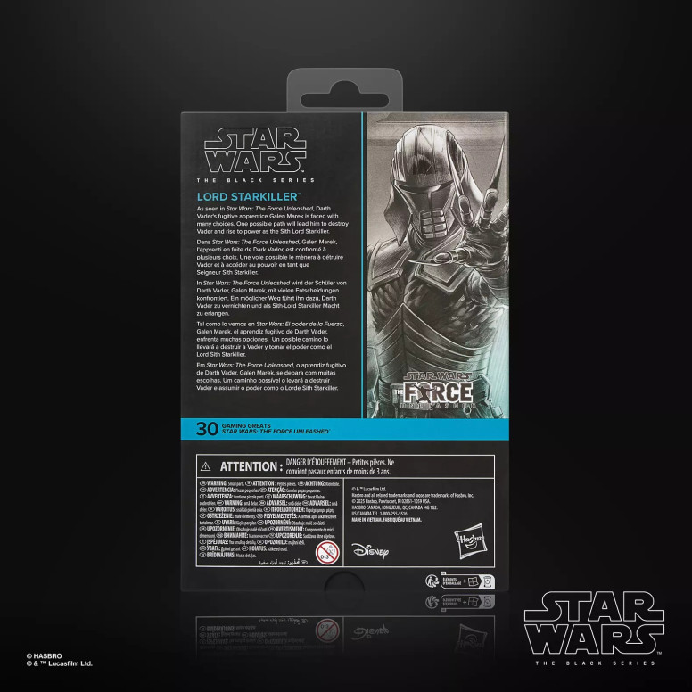 Star Wars Black Series Gaming Greats – Lord Starkiller – The Force Unleashed