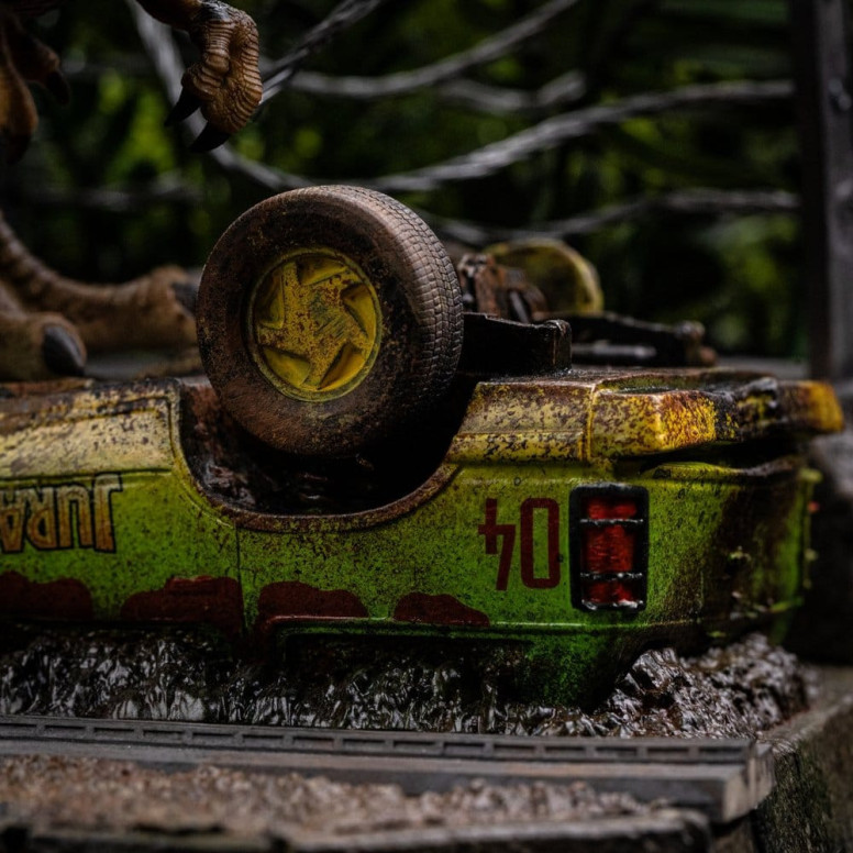 Iron Studios – T-Rex Breakout Set A – „ Jurassic Park “-Symbole