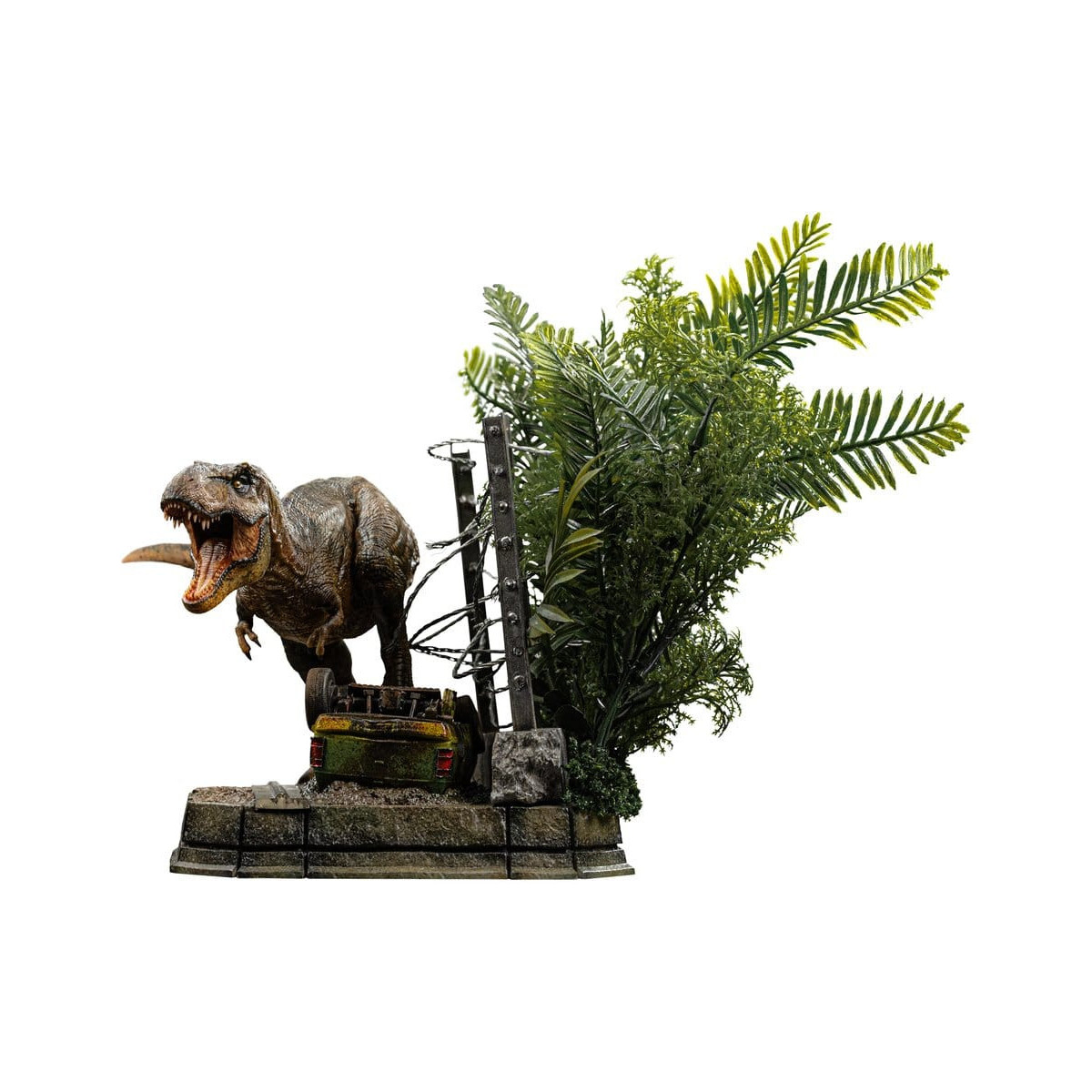 Iron Studios – T-Rex Breakout Set A – „ Jurassic Park “-Symbole