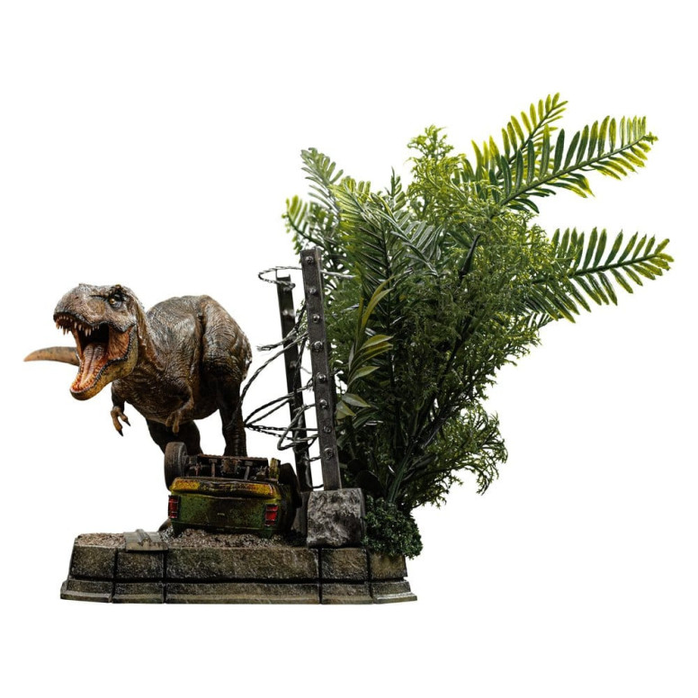 Iron Studios – T-Rex Breakout Set A – „ Jurassic Park “-Symbole