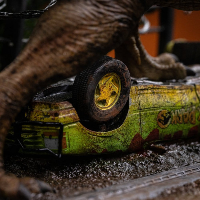Iron Studios – T-Rex Breakout Set A – „ Jurassic Park “-Symbole