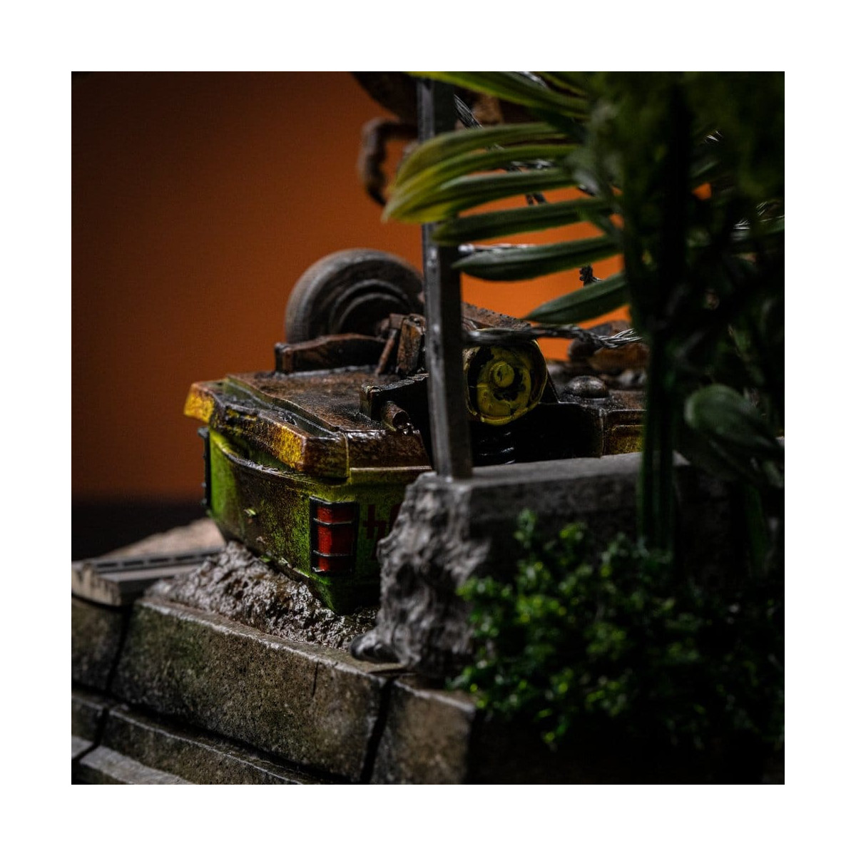 Iron Studios – T-Rex Breakout Set A – „ Jurassic Park “-Symbole