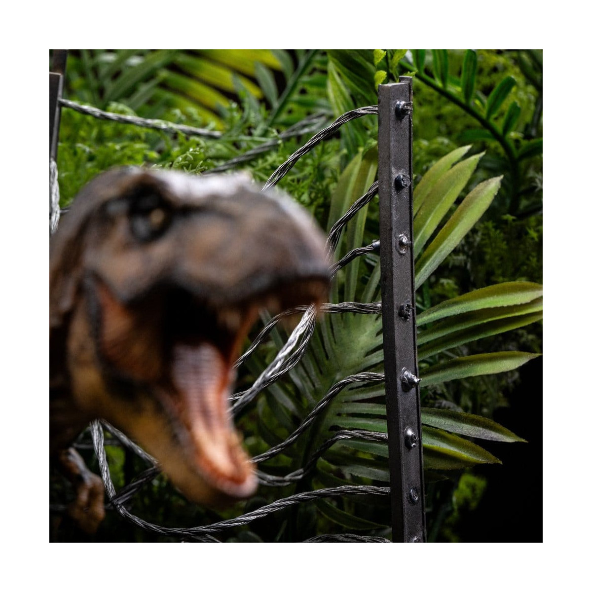 Iron Studios – T-Rex Breakout Set A – „ Jurassic Park “-Symbole