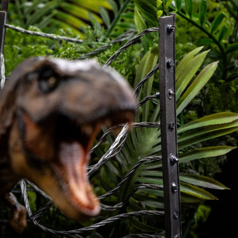 Iron Studios – T-Rex Breakout Set A – „ Jurassic Park “-Symbole