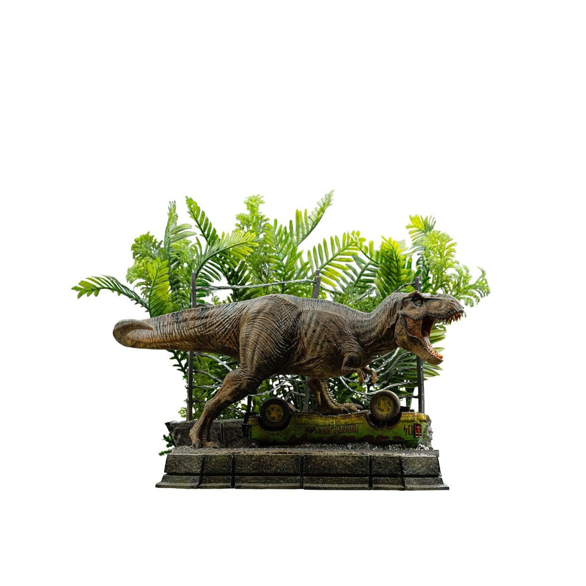 Iron Studios – T-Rex Breakout Set A – „ Jurassic Park “-Symbole