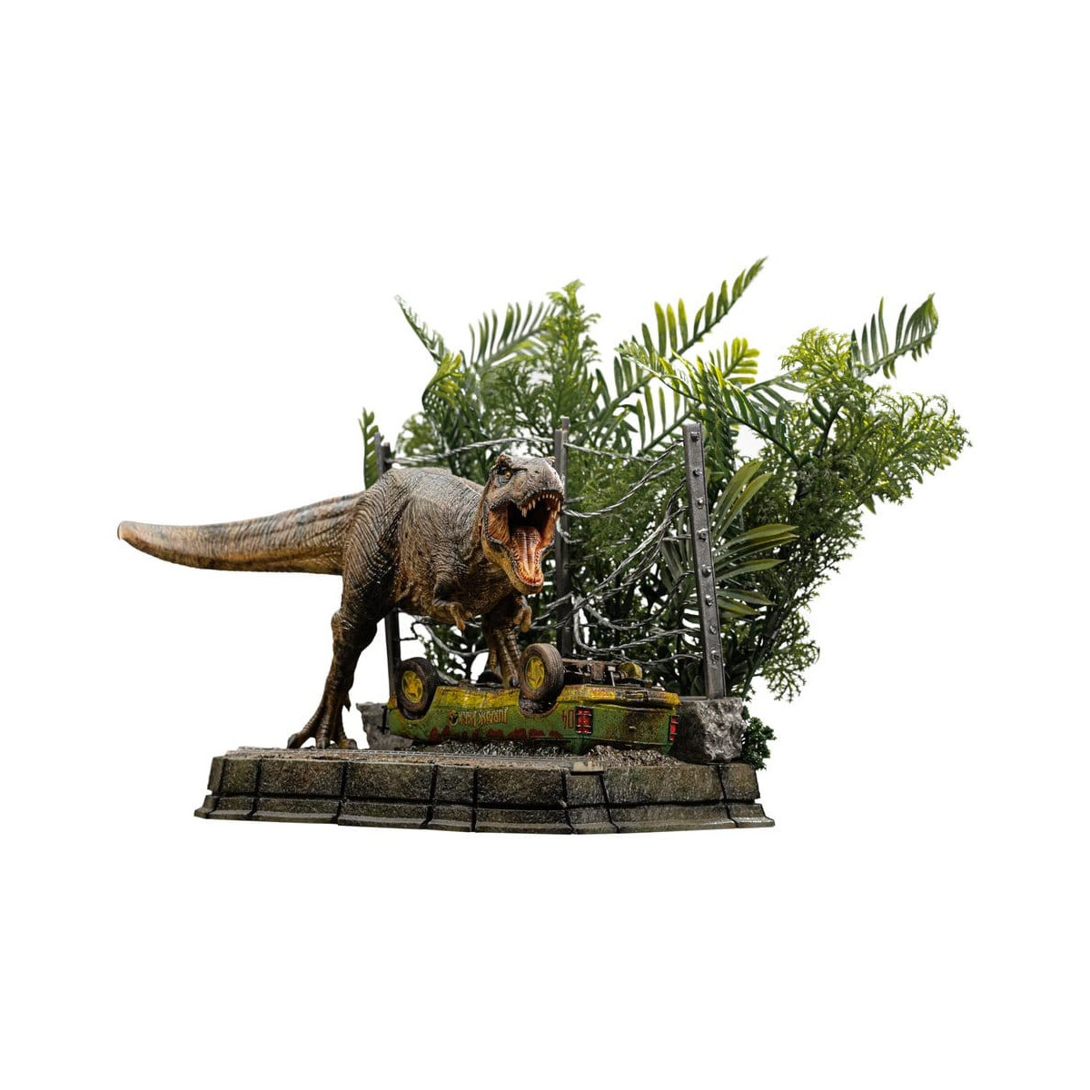 Iron Studios – T-Rex Breakout Set A – „ Jurassic Park “-Symbole